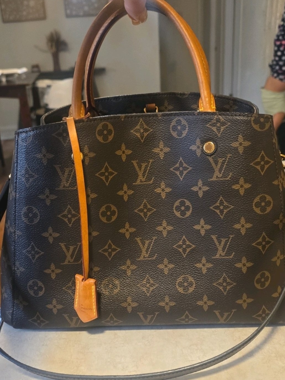 Louis Vuitton Monogram Canvas Brown Tote Bag